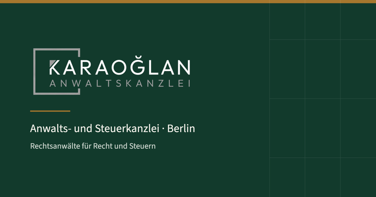 Wortmarke der Anwalts- und Steuerkanzlei Karaoglan